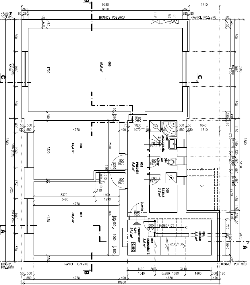 Prenájom bytu 3-izbový 91 m², Na Šedivé, Praha, Praha Prenájom bytu 3-izbový 91 m², Na Šedivé, Praha, Praha