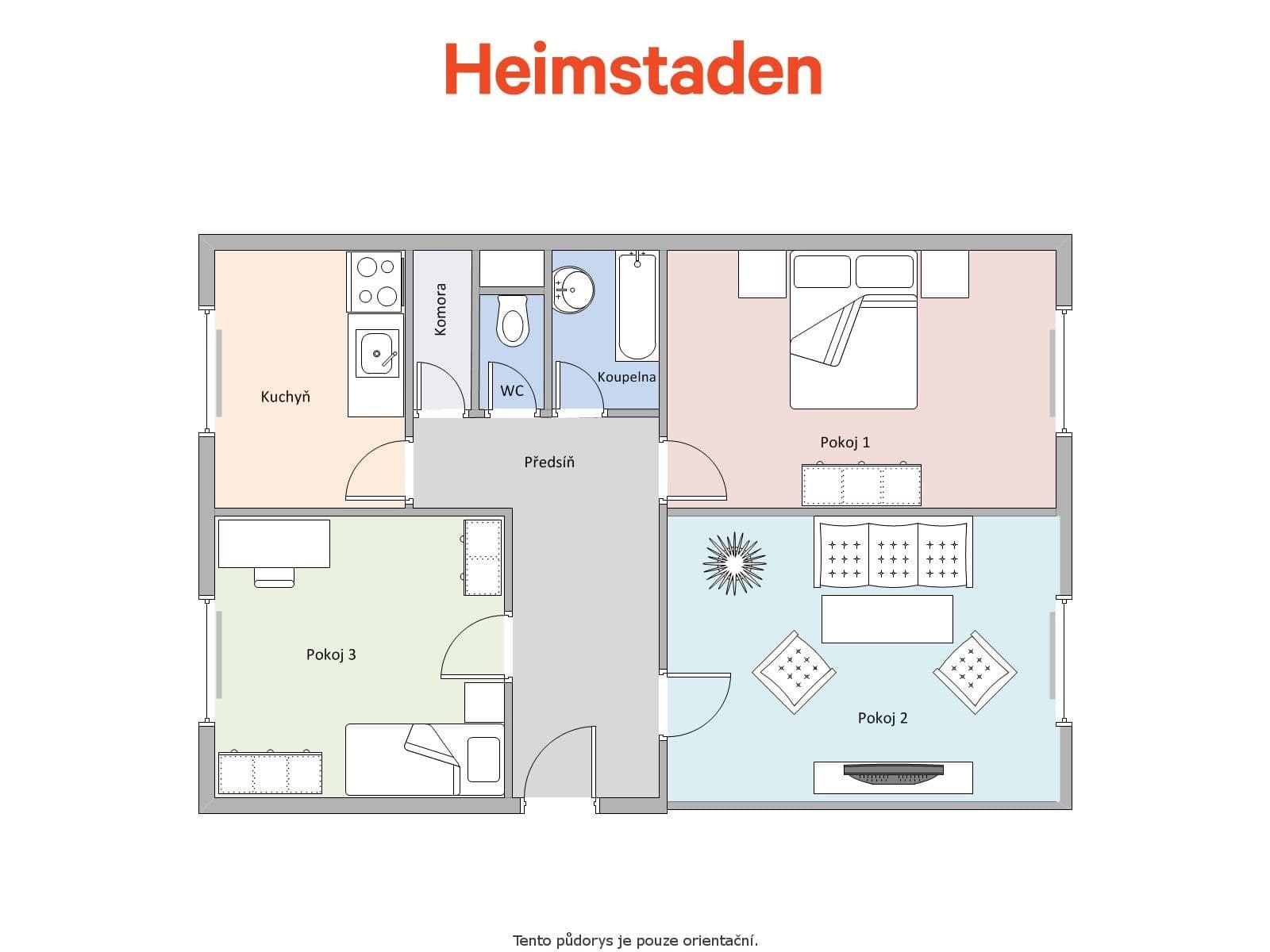 Prenájom bytu 3-izbový 75 m², Čapkova, Karviná, Moravskoslezský kraj Prenájom bytu 3-izbový 75 m², Čapkova, Karviná, Moravskoslezský kraj