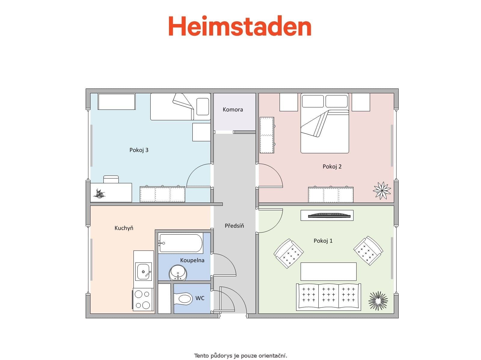 Prenájom bytu 3-izbový 77 m², Prameny, Karviná, Moravskoslezský kraj Prenájom bytu 3-izbový 77 m², Prameny, Karviná, Moravskoslezský kraj