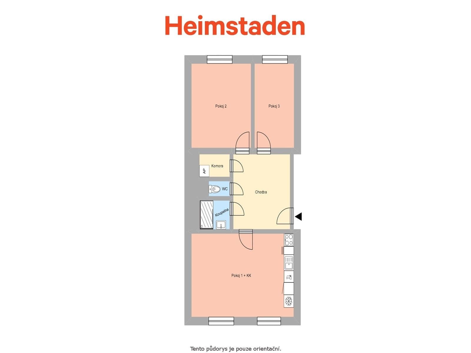 Prenájom bytu 3-izbový 72 m², Hlavní třída, Havířov, Moravskoslezský kraj Prenájom bytu 3-izbový 72 m², Hlavní třída, Havířov, Moravskoslezský kraj