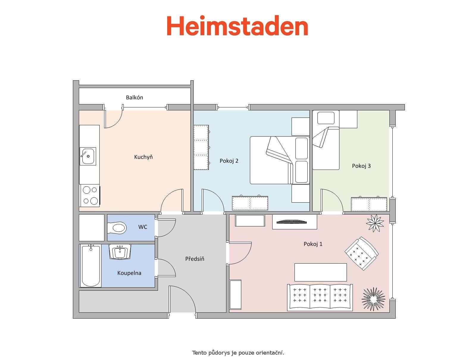 Prenájom bytu 3-izbový 66 m², Československé armády, Frýdek-Místek, Moravskoslezský kraj Prenájom bytu 3-izbový 66 m², Československé armády, Frýdek-Místek, Moravskoslezský kraj