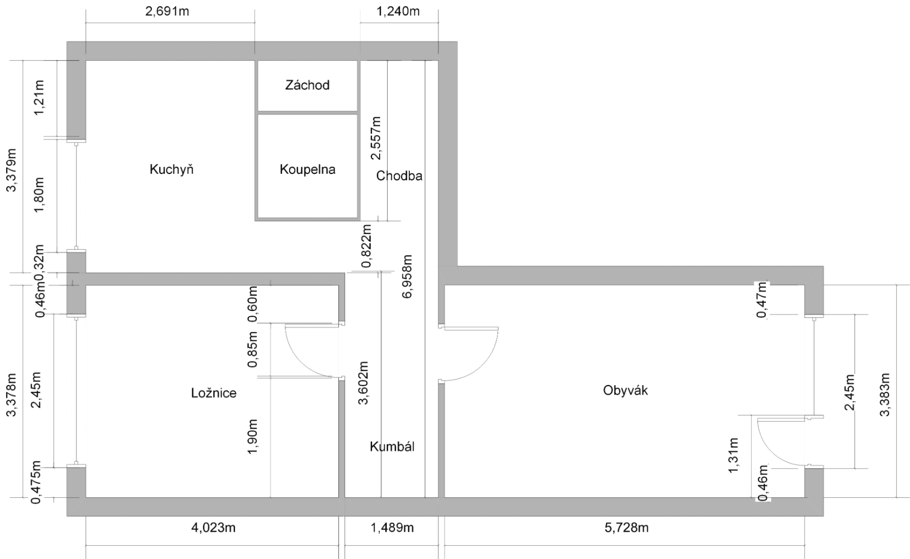 Prenájom bytu 2-izbový 56 m², Pod Bání, Praha, Praha Prenájom bytu 2-izbový 56 m², Pod Bání, Praha, Praha