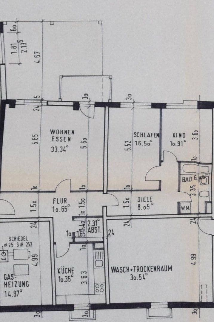 Prenájom bytu 3-izbový 99 m², Bad Soden-Salmünster, Hesensko Prenájom bytu 3-izbový 99 m², Bad Soden-Salmünster, Hesensko
