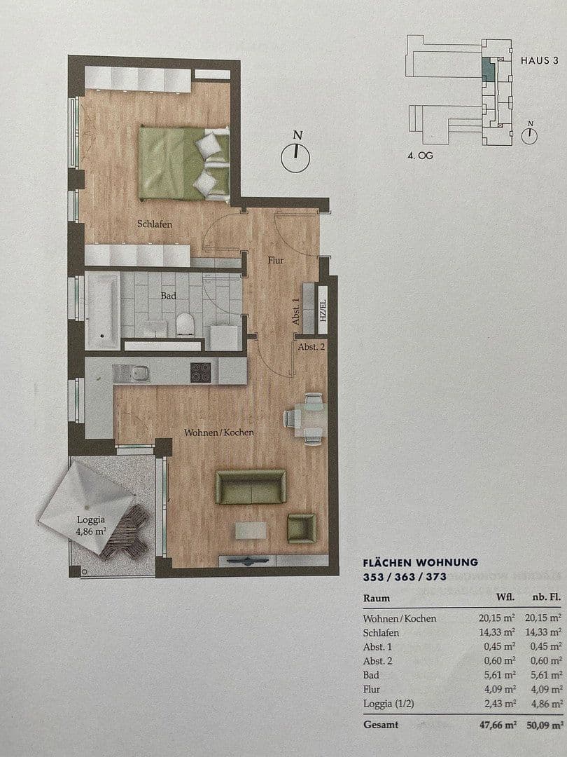 Prenájom bytu 2-izbový 48 m², München, Bavorsko Prenájom bytu 2-izbový 48 m², München, Bavorsko