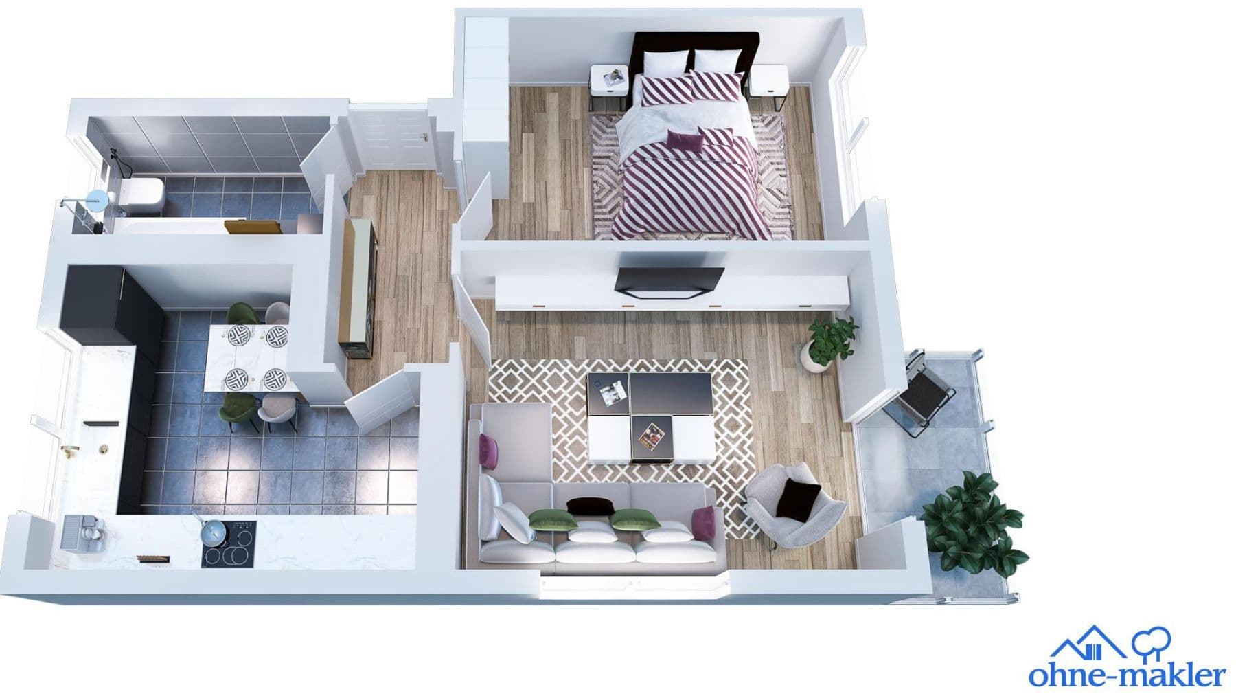 Predaj bytu 2-izbový 54 m², Zeiler Weg 1, Berlin, Berlín Predaj bytu 2-izbový 54 m², Zeiler Weg 1, Berlin, Berlín