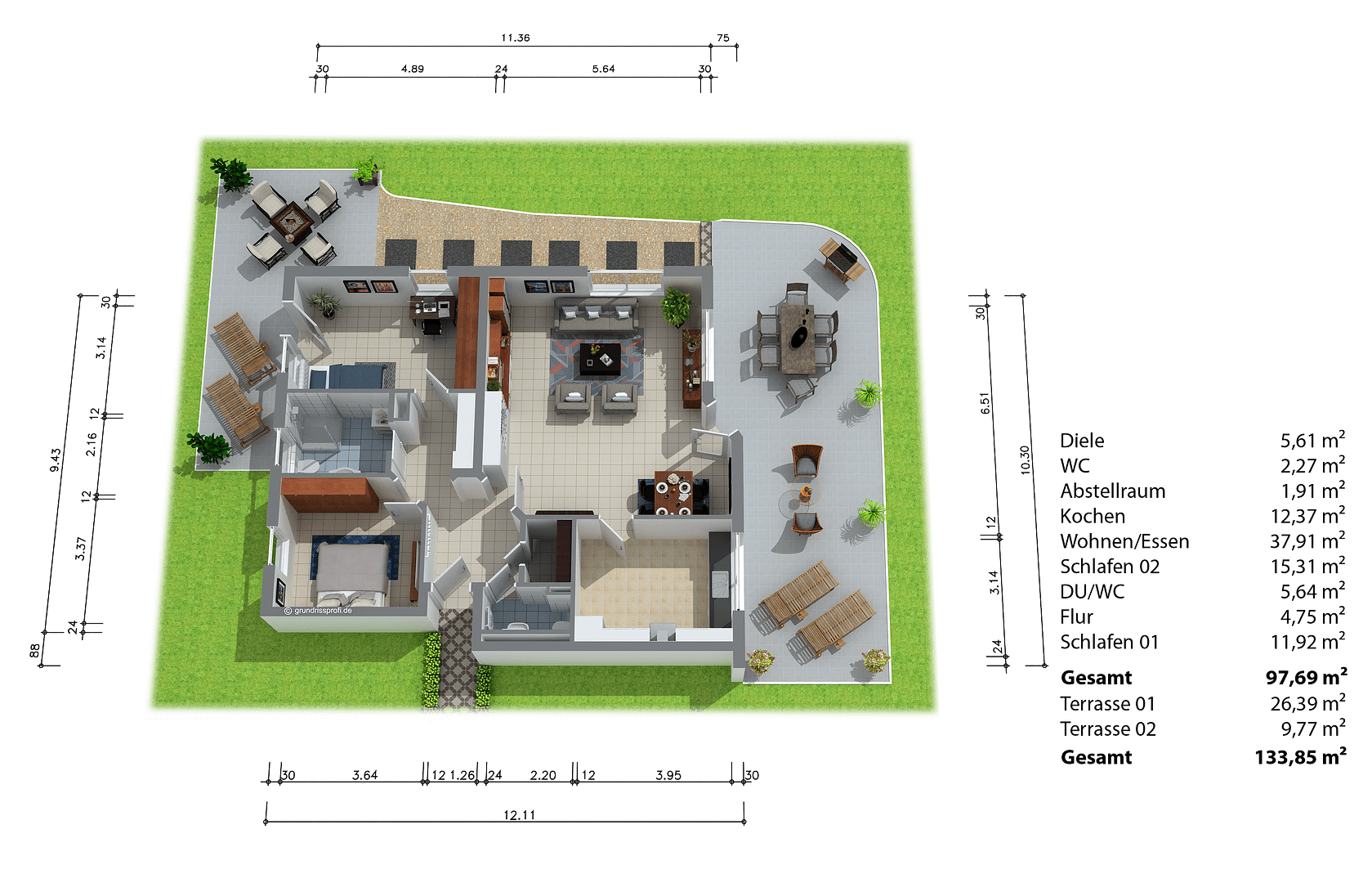 Predaj bytu 3-izbový 134 m², Meisenweg 2, Bad Neuenahr-Ahrweiler, Porýnie-Falcko Predaj bytu 3-izbový 134 m², Meisenweg 2, Bad Neuenahr-Ahrweiler, Porýnie-Falcko