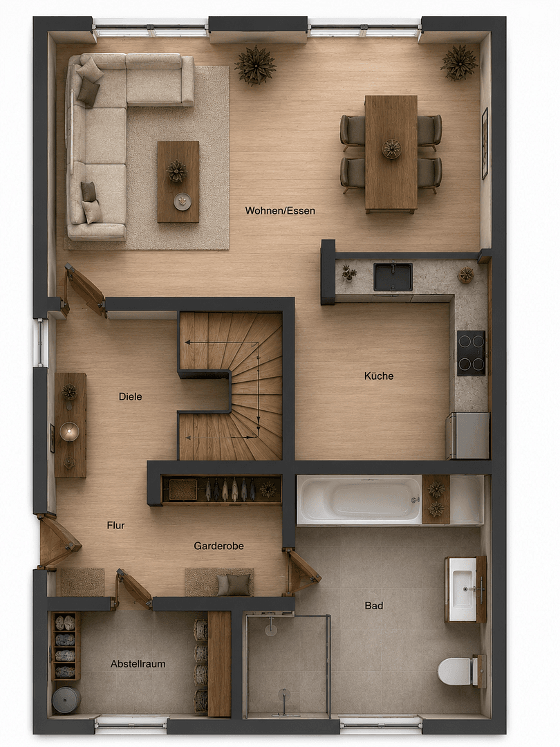 Prenájom bytu 3-izbový 95 m², Werkstättestraße 5, Kaiserslautern, Porýnie-Falcko Prenájom bytu 3-izbový 95 m², Werkstättestraße 5, Kaiserslautern, Porýnie-Falcko