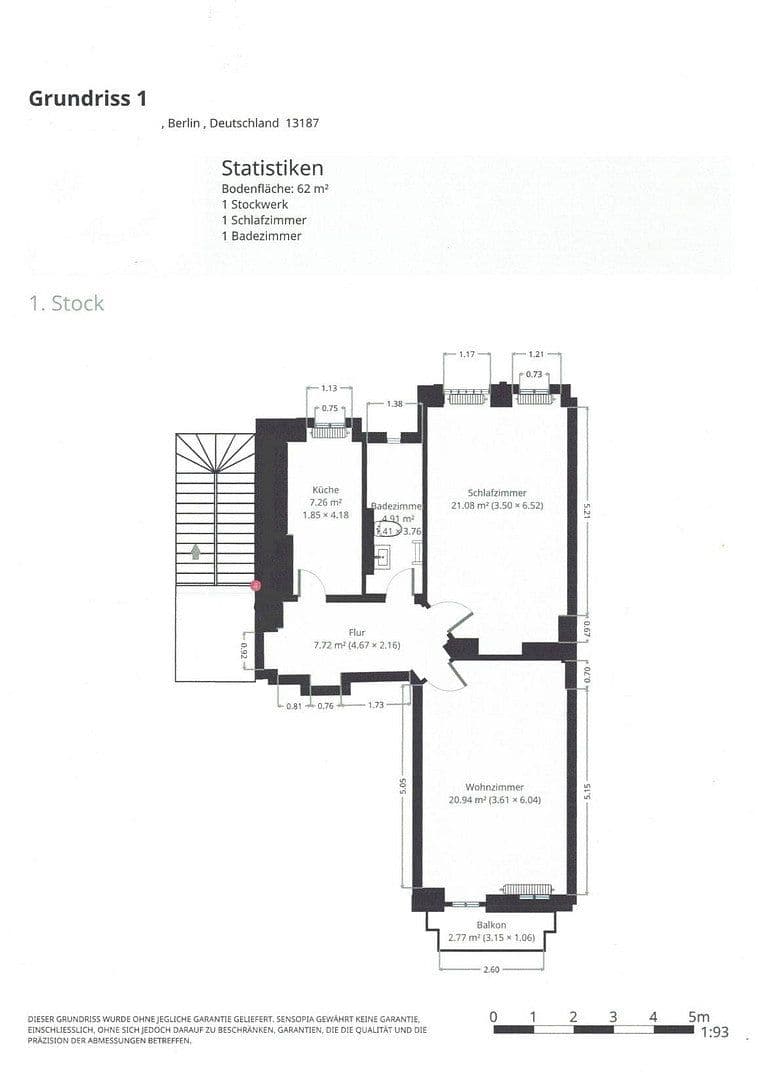 Predaj bytu 2-izbový 62 m², Berlin, Berlín Predaj bytu 2-izbový 62 m², Berlin, Berlín