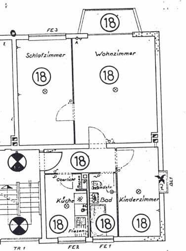 Prenájom bytu 3-izbový 63 m², Neuer Damm 40, Bremen, Brémy Prenájom bytu 3-izbový 63 m², Neuer Damm 40, Bremen, Brémy