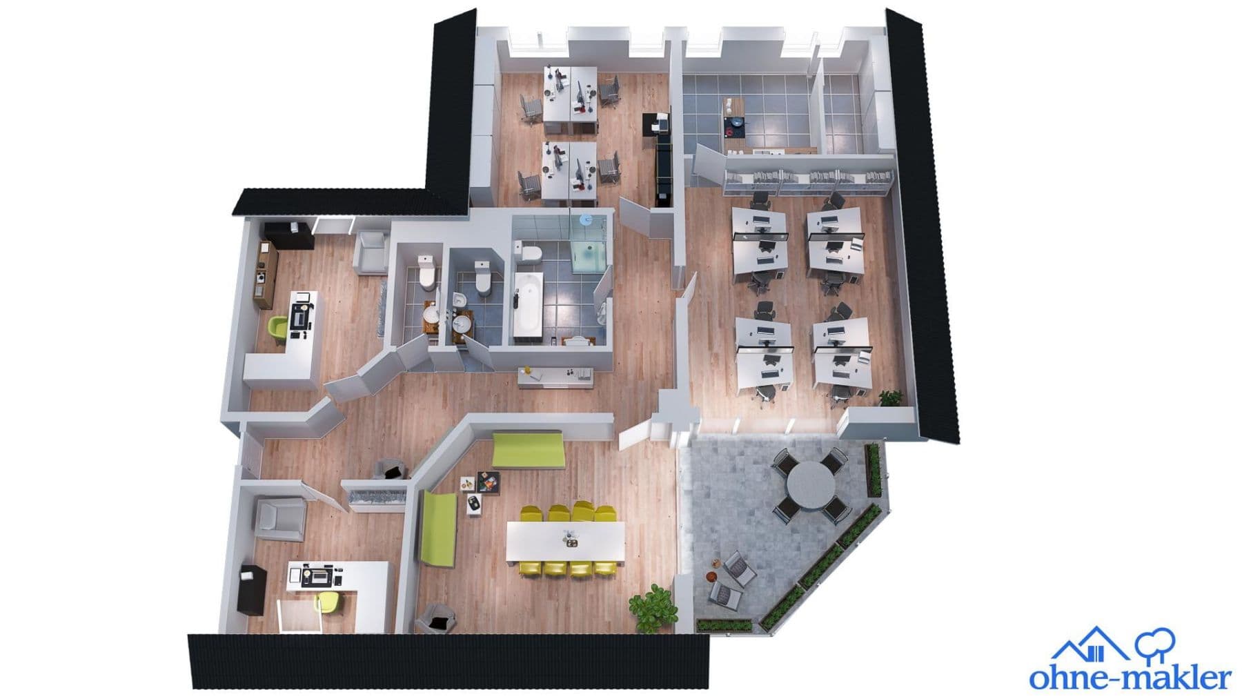 Prenájom kancelárie 218 m², Zum Wiesengrund 8, Wilsdruff, Sasko Prenájom kancelárie 218 m², Zum Wiesengrund 8, Wilsdruff, Sasko