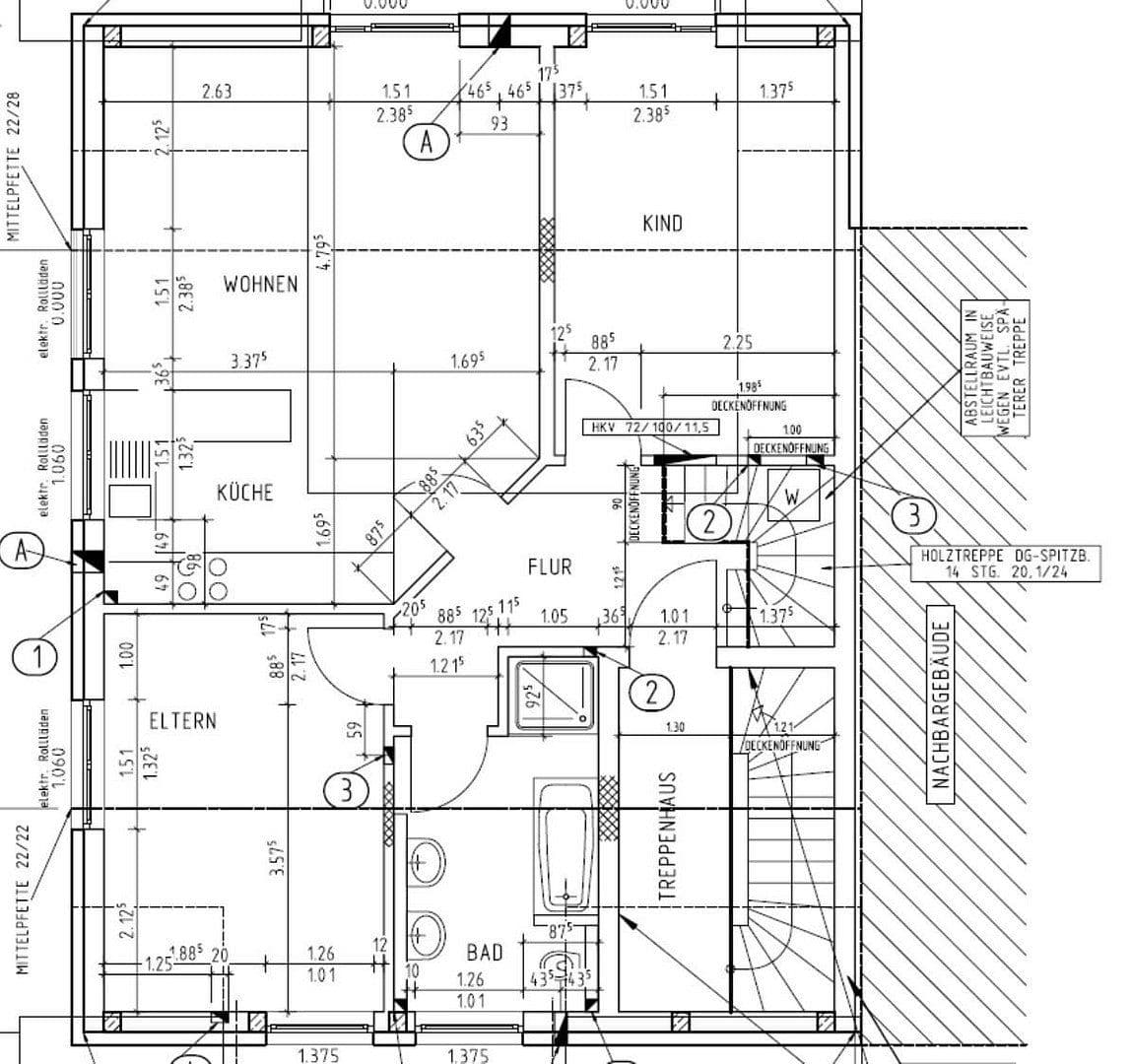 Prenájom bytu 3-izbový 102 m², Harleshäuser Straße 133, Kassel, Hesensko Prenájom bytu 3-izbový 102 m², Harleshäuser Straße 133, Kassel, Hesensko