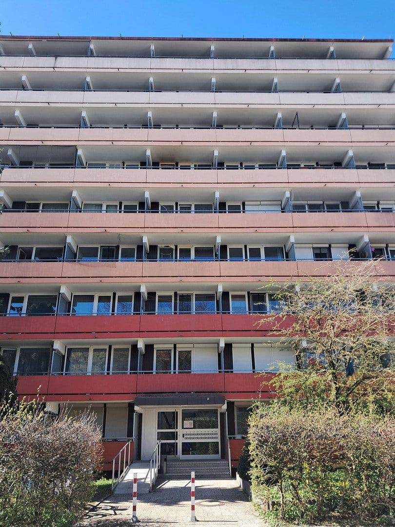 Prenájom bytu 1-izbový 29 m², Wichernstr. 14, Erlangen, Bavorsko Prenájom bytu 1-izbový 29 m², Wichernstr. 14, Erlangen, Bavorsko