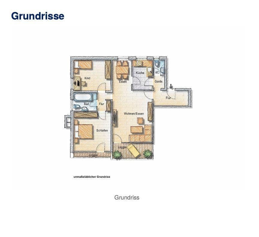 Prenájom bytu 3-izbový 86 m², Bierwirth's Wiese 11, Celle, Dolné Sasko Prenájom bytu 3-izbový 86 m², Bierwirth's Wiese 11, Celle, Dolné Sasko