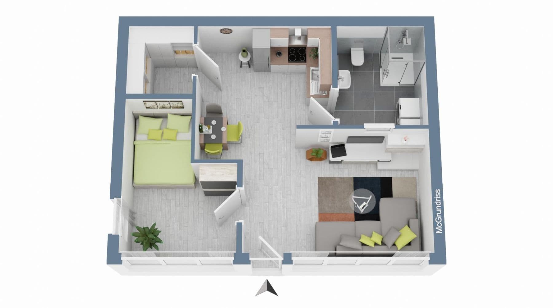 Prenájom bytu 2-izbový 50 m², Neustadter Str. 73, Mutterstadt, Porýnie-Falcko Prenájom bytu 2-izbový 50 m², Neustadter Str. 73, Mutterstadt, Porýnie-Falcko