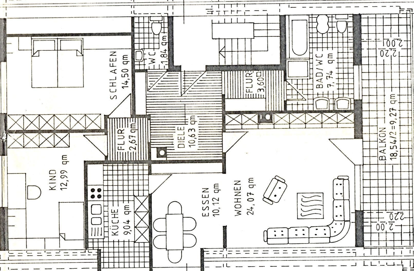 Prenájom bytu 3-izbový 102 m², Leimen, Bádensko-Wurttembersko Prenájom bytu 3-izbový 102 m², Leimen, Bádensko-Wurttembersko