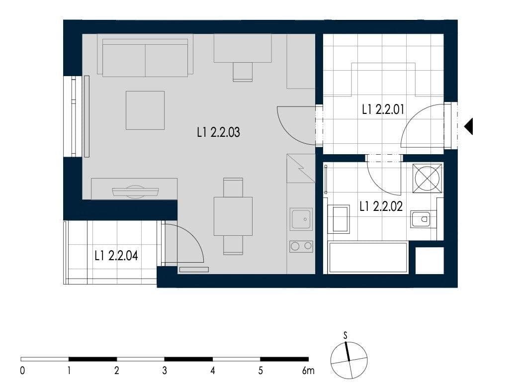 Prenájom bytu 1-izbový 38 m², Strnadových, Praha, Praha Prenájom bytu 1-izbový 38 m², Strnadových, Praha, Praha