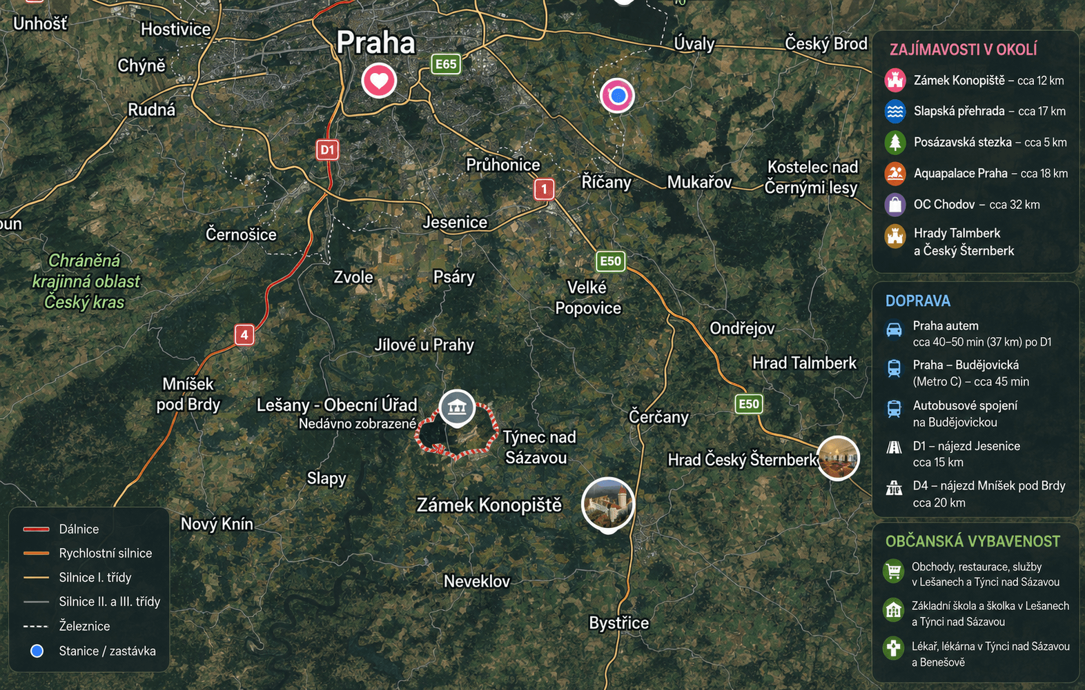 Prenájom pozemku 735 m², Lešany, Středočeský kraj Prenájom pozemku 735 m², Lešany, Středočeský kraj