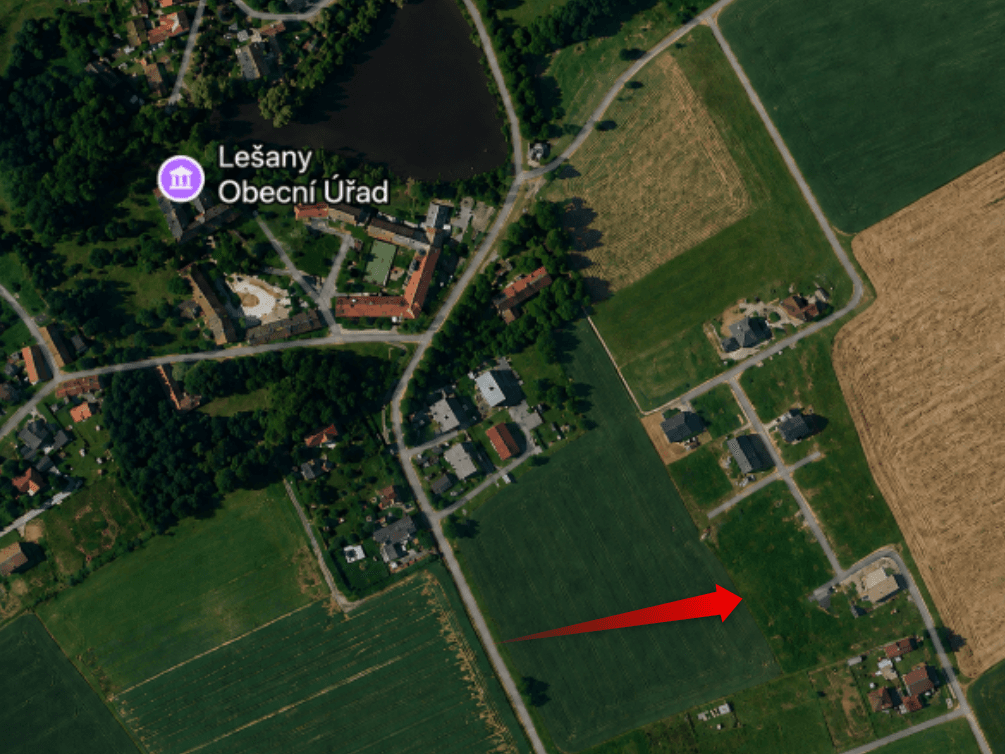 Prenájom pozemku 735 m², Lešany, Středočeský kraj Prenájom pozemku 735 m², Lešany, Středočeský kraj