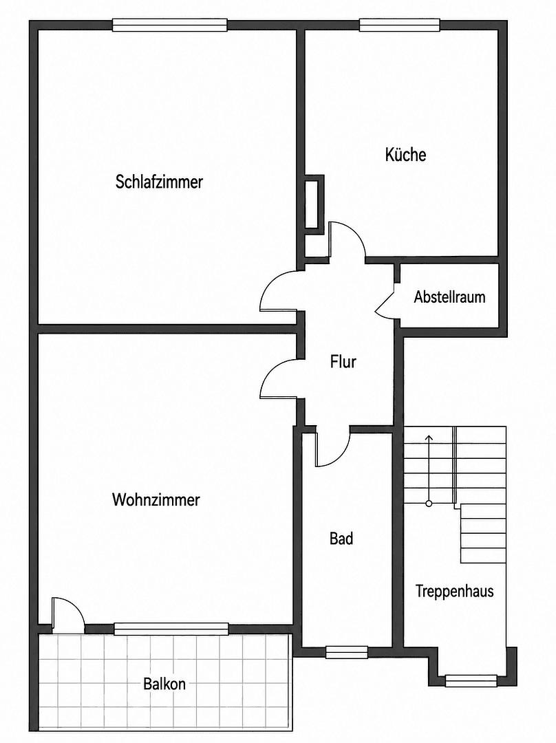 Prenájom bytu 2-izbový 52 m², Ackerstraße 22, Oberhausen, Severné Porýnie - Westfálsko Prenájom bytu 2-izbový 52 m², Ackerstraße 22, Oberhausen, Severné Porýnie - Westfálsko