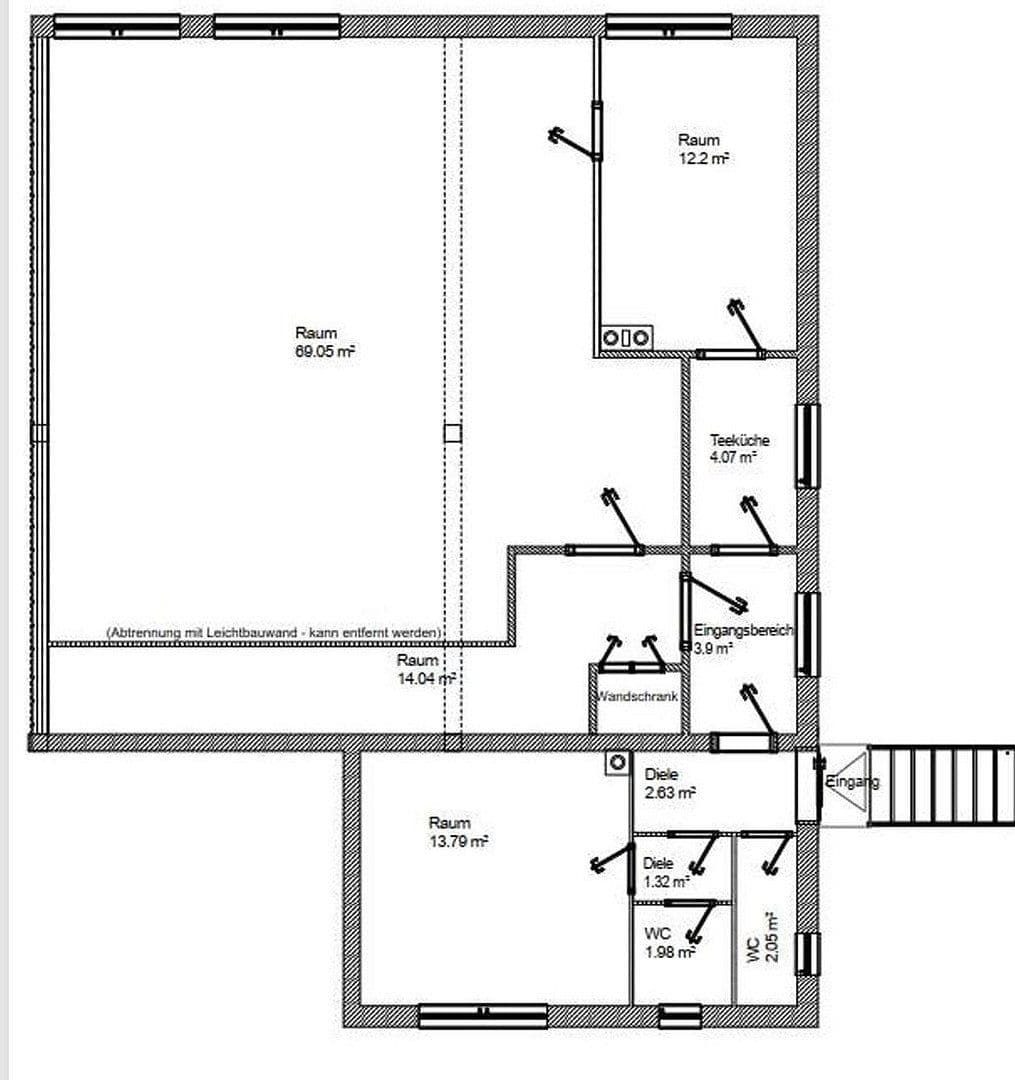 Prenájom kancelárie 122 m², Rodheimer Weg 11, Karben, Hesensko Prenájom kancelárie 122 m², Rodheimer Weg 11, Karben, Hesensko