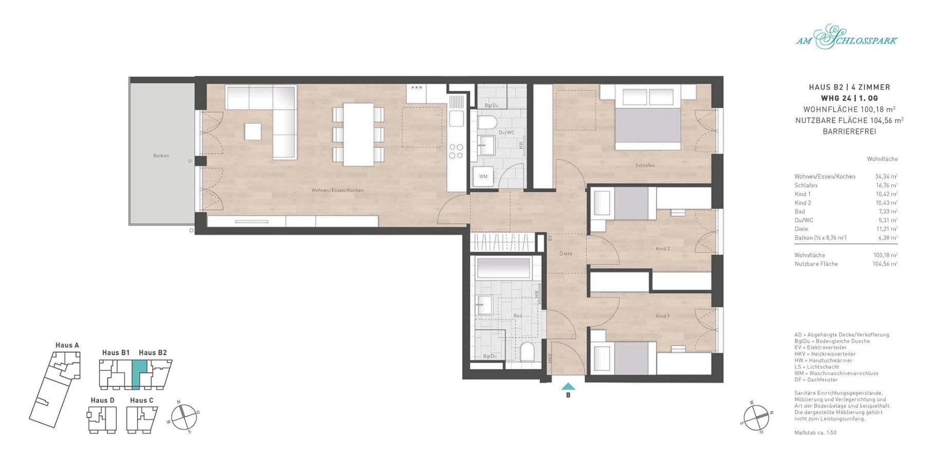 Predaj bytu 4-izbový 101 m², Fußbergstraße, Gauting, Bavorsko Predaj bytu 4-izbový 101 m², Fußbergstraße, Gauting, Bavorsko