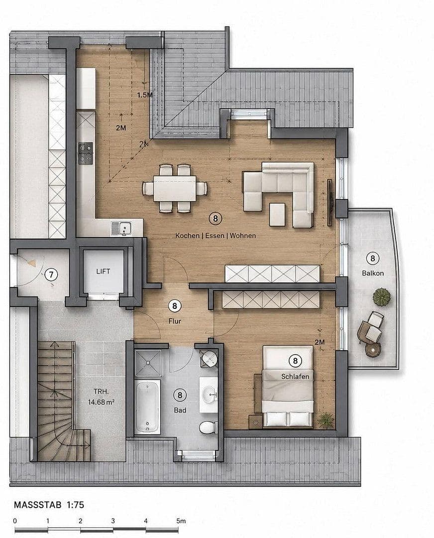 Predaj bytu 2-izbový 66 m², Siedlerstr. 15, Fürstenfeldbruck, Bavorsko Predaj bytu 2-izbový 66 m², Siedlerstr. 15, Fürstenfeldbruck, Bavorsko
