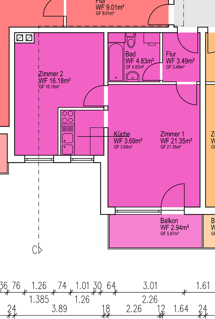 Prenájom bytu 2-izbový 52 m², Schwalbenweg 1, Bördeland, Sasko-Anhaltsko Prenájom bytu 2-izbový 52 m², Schwalbenweg 1, Bördeland, Sasko-Anhaltsko
