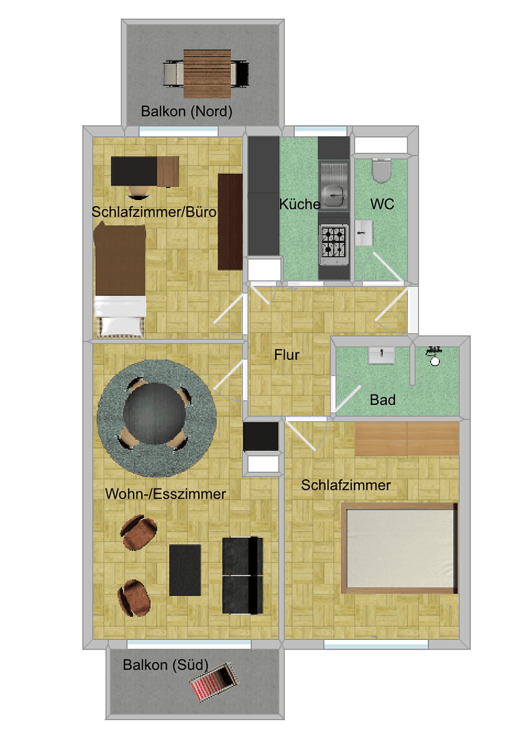 Predaj bytu 3-izbový 66 m², Stuttgart, Bádensko-Wurttembersko Predaj bytu 3-izbový 66 m², Stuttgart, Bádensko-Wurttembersko