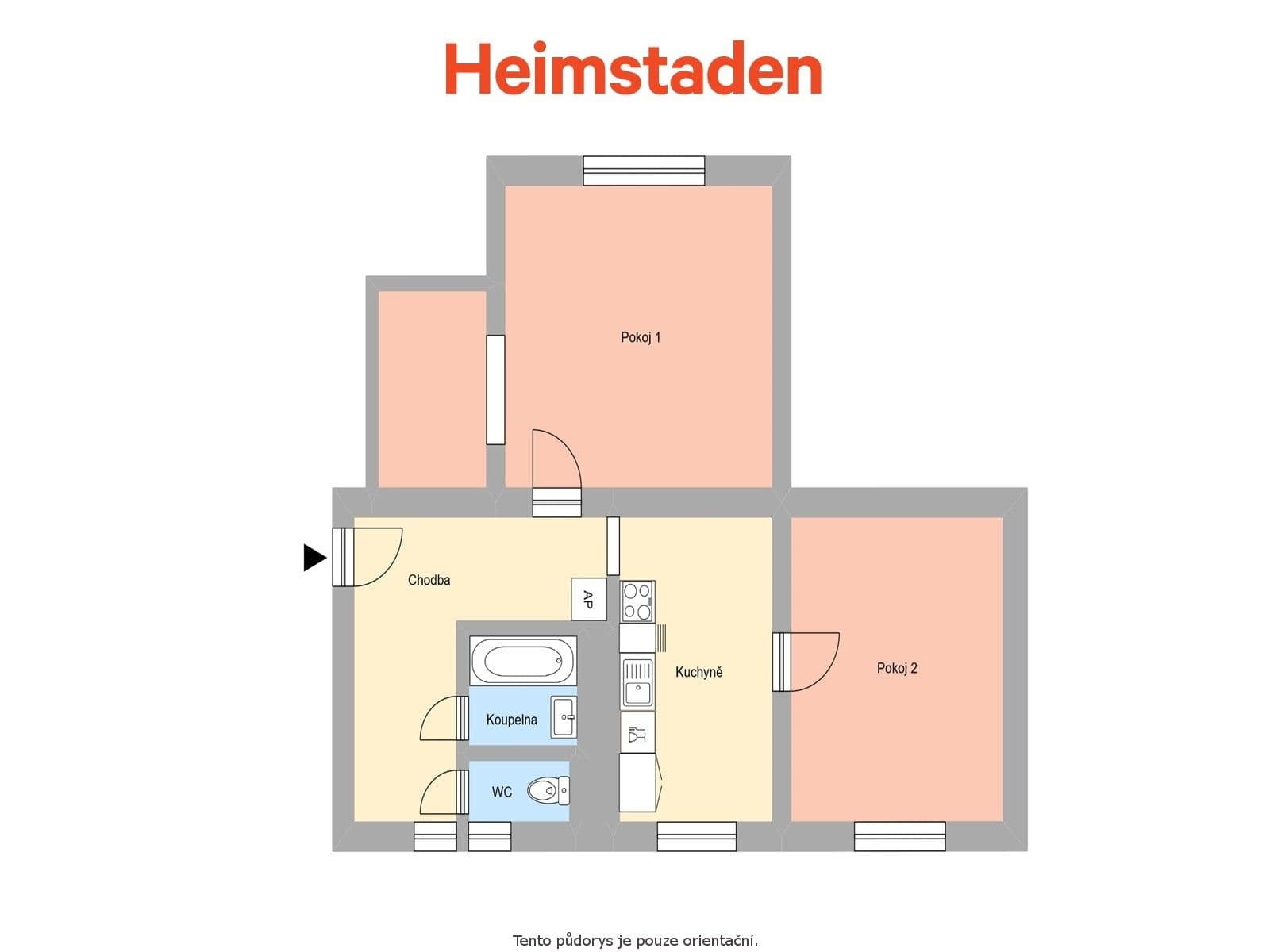Prenájom bytu 2-izbový 60 m², Vančurova, Havířov, Moravskoslezský kraj Prenájom bytu 2-izbový 60 m², Vančurova, Havířov, Moravskoslezský kraj