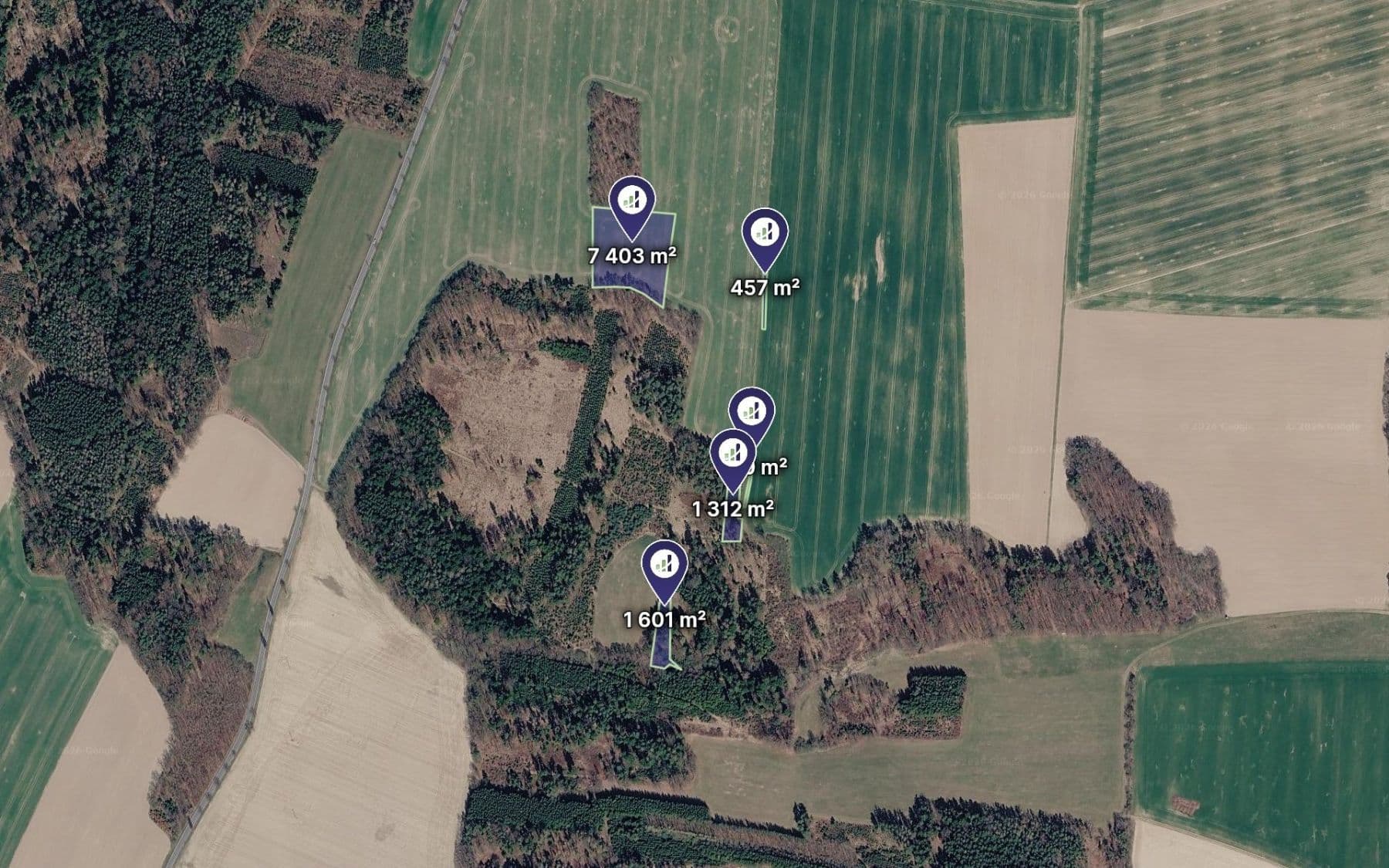 Predaj pozemku 8.833 m², Hvozd, Olomoucký kraj Predaj pozemku 8.833 m², Hvozd, Olomoucký kraj
