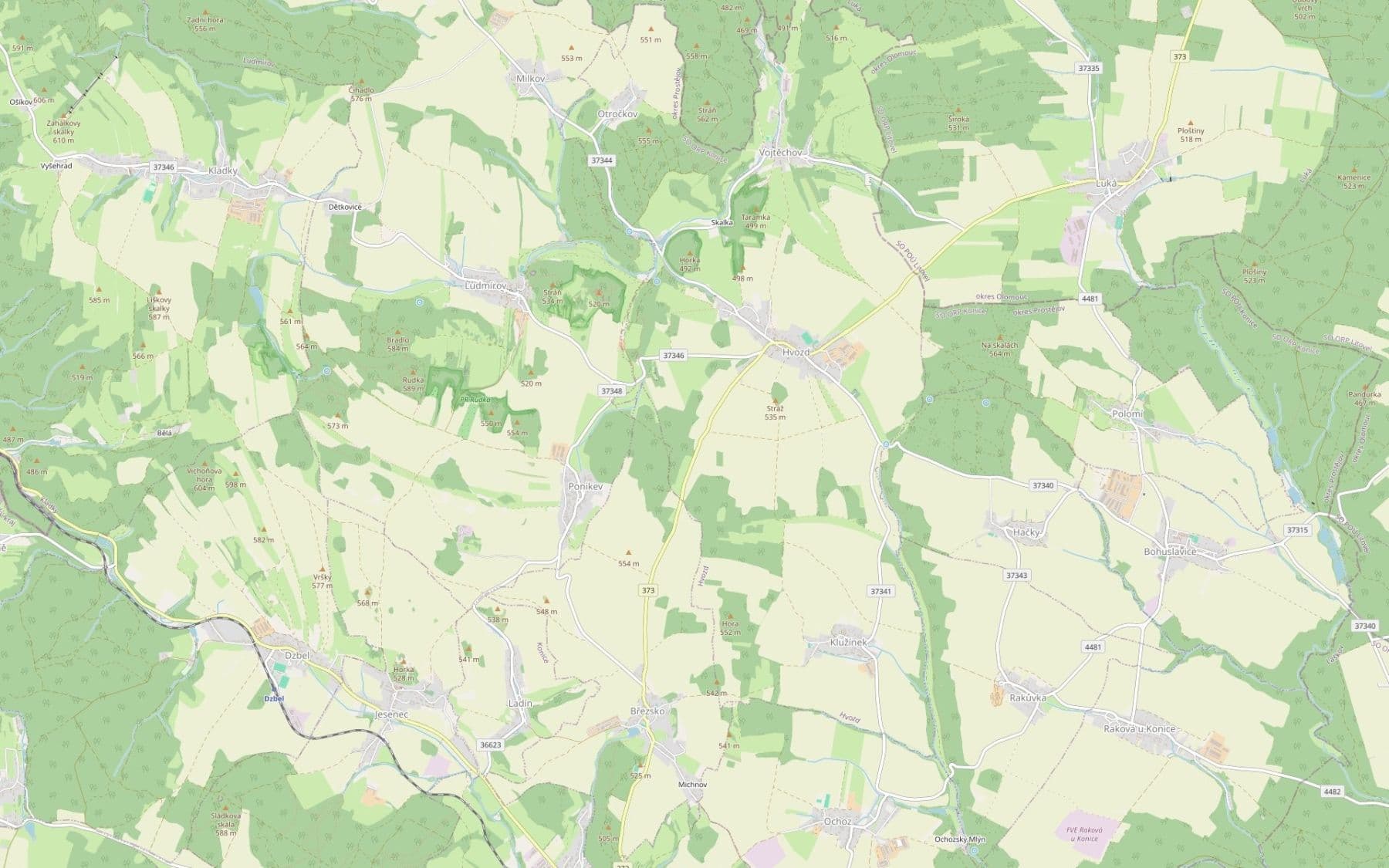 Predaj pozemku 8.833 m², Hvozd, Olomoucký kraj Predaj pozemku 8.833 m², Hvozd, Olomoucký kraj