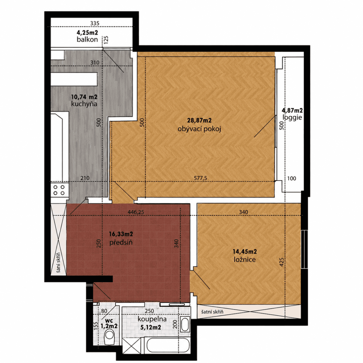 Predaj bytu 2-izbový 89 m², Česká, Praha, Praha Predaj bytu 2-izbový 89 m², Česká, Praha, Praha