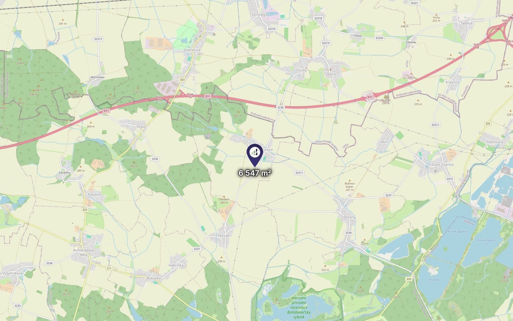 Predaj pozemku 2.182 m², Rohoznice, Pardubický kraj Predaj pozemku 2.182 m², Rohoznice, Pardubický kraj