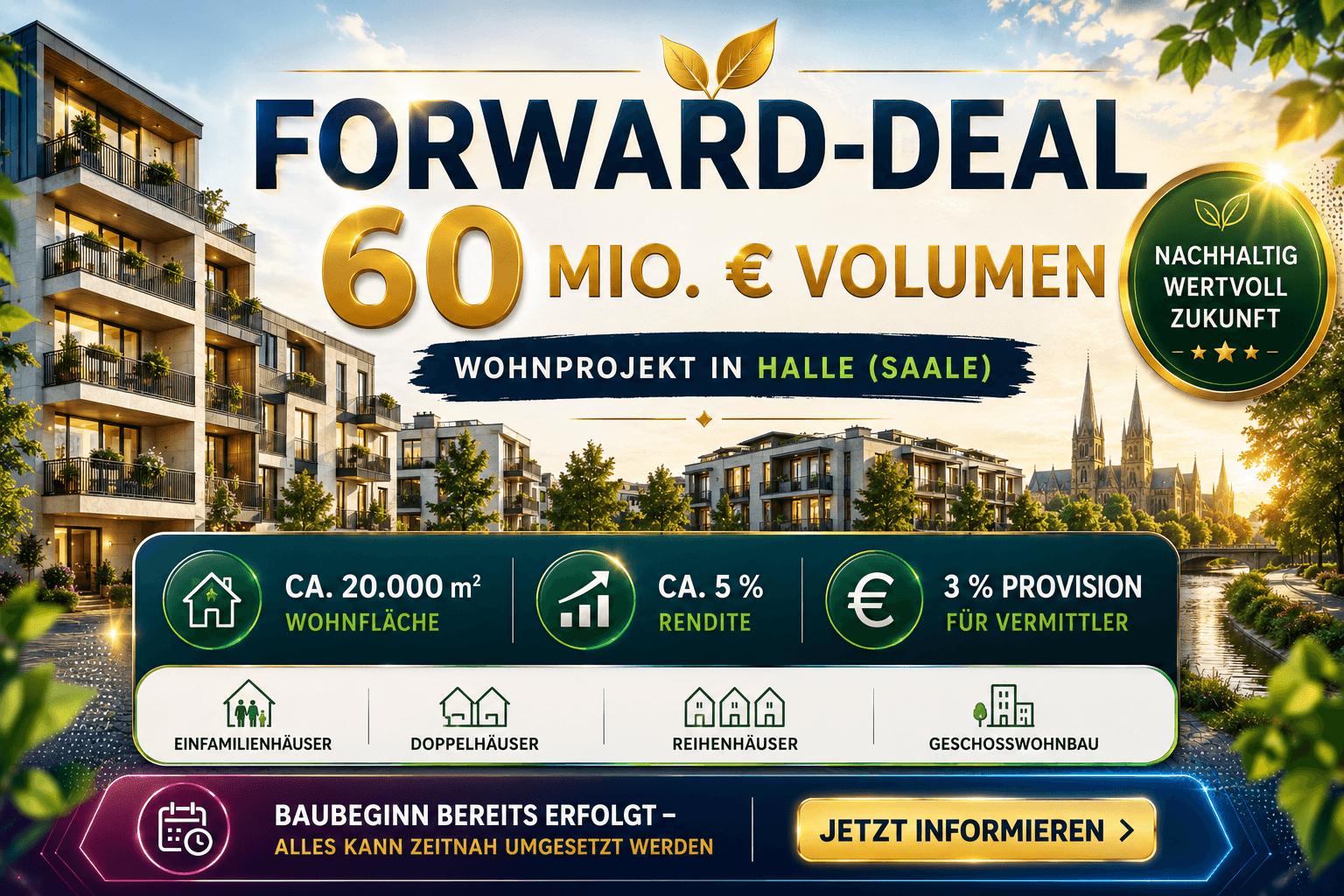 Predaj domu 20.000 m², Kaiserlauterer Str, Halle, Sasko-Anhaltsko Predaj domu 20.000 m², Kaiserlauterer Str, Halle, Sasko-Anhaltsko