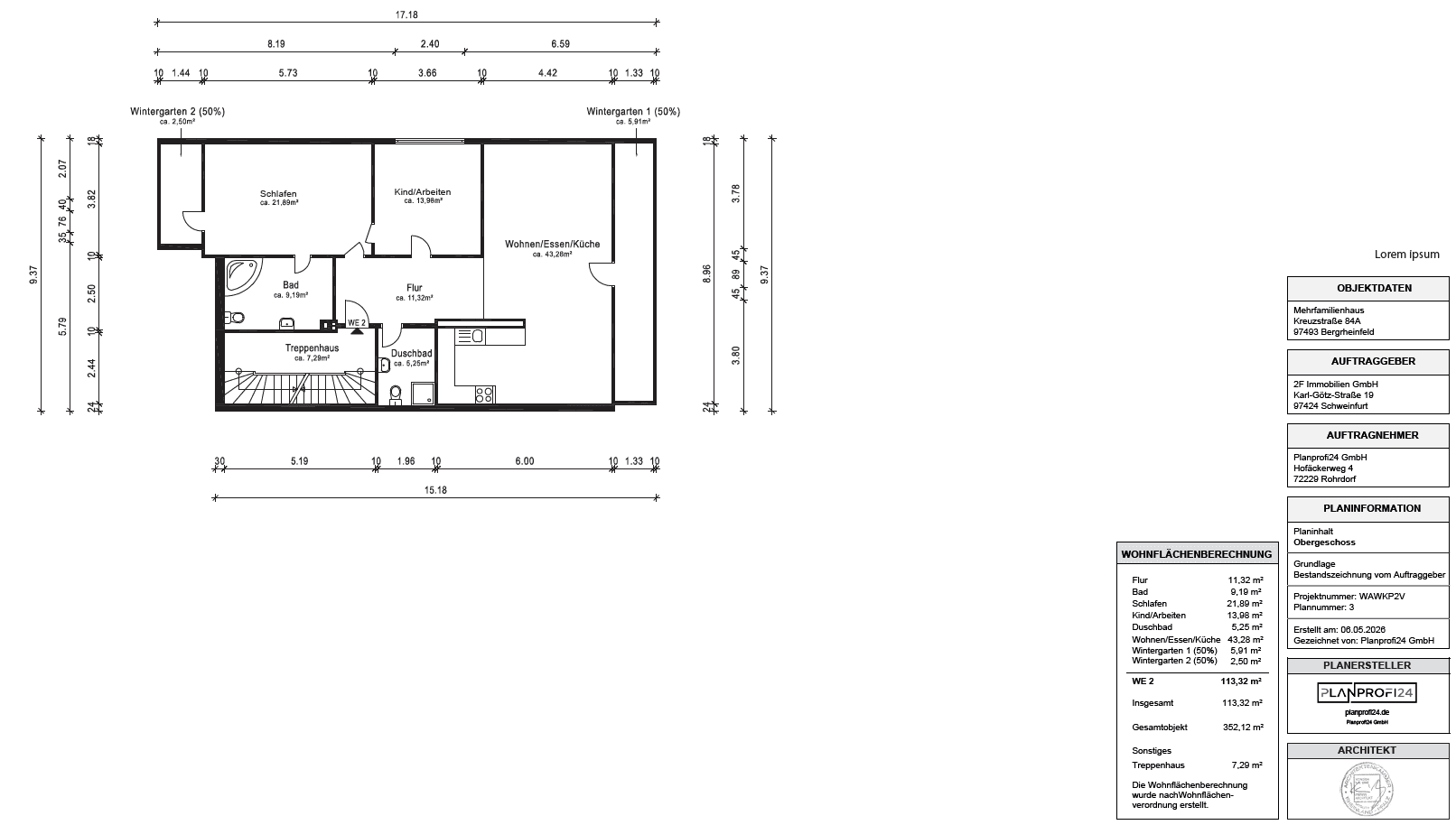 Predaj bytu 3-izbový 114 m², Kreuzstraße 84A, Bergrheinfeld, Bavorsko Predaj bytu 3-izbový 114 m², Kreuzstraße 84A, Bergrheinfeld, Bavorsko