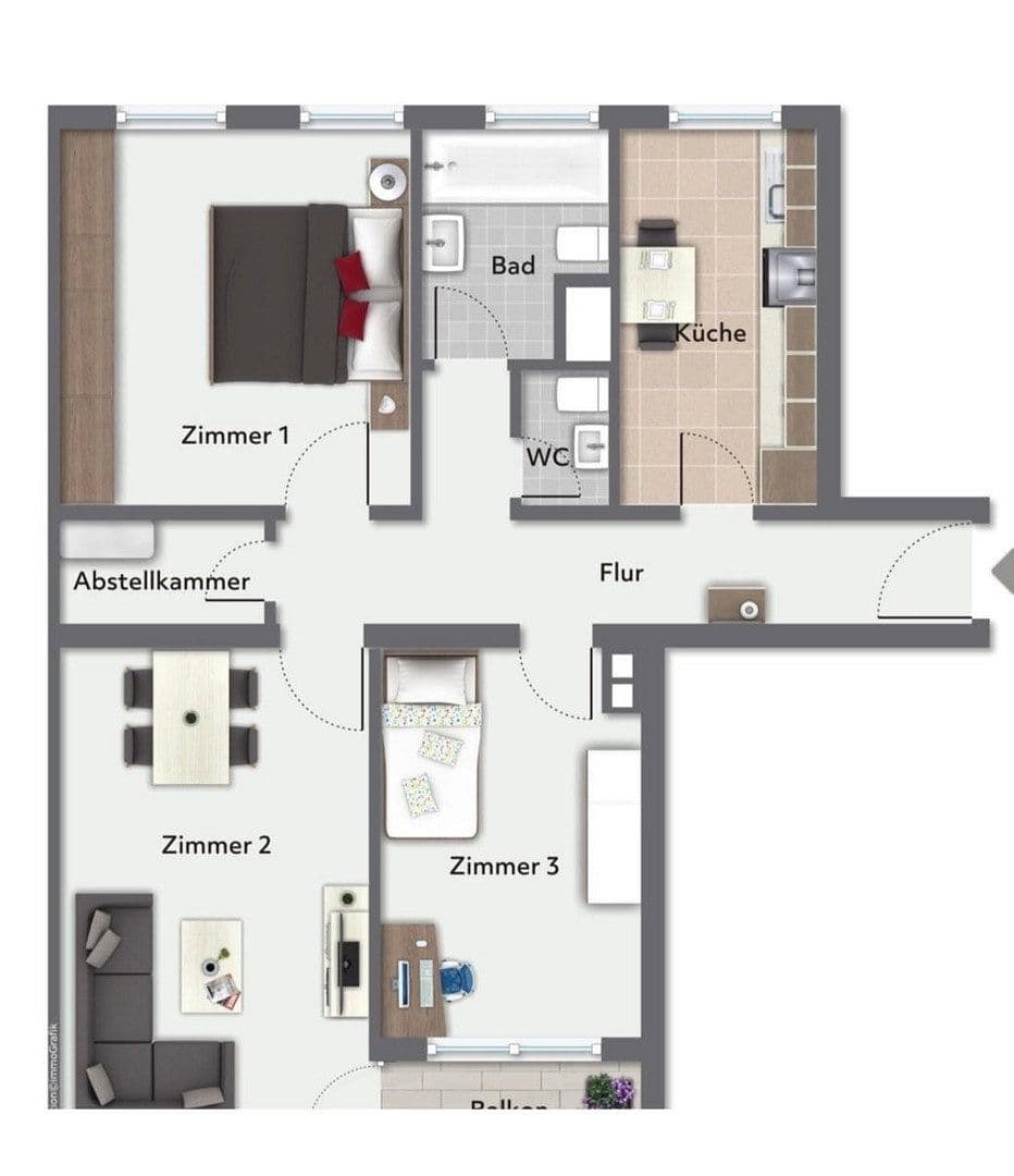 Prenájom bytu 3-izbový 14 m², Gartenstraße 56b, Karlsruhe, Bádensko-Wurttembersko Prenájom bytu 3-izbový 14 m², Gartenstraße 56b, Karlsruhe, Bádensko-Wurttembersko