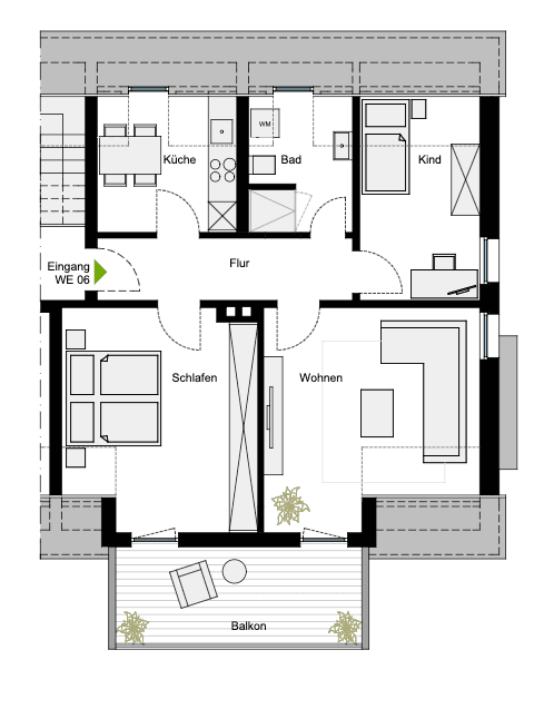 Prenájom bytu 3-izbový 73 m², Äußere-Bayreuther-Str. 24, Hof, Bavorsko Prenájom bytu 3-izbový 73 m², Äußere-Bayreuther-Str. 24, Hof, Bavorsko