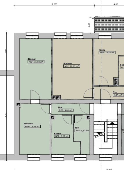 Prenájom bytu 2-izbový 51 m², Wiesenstr. 6, Nürnberg, Bavorsko Prenájom bytu 2-izbový 51 m², Wiesenstr. 6, Nürnberg, Bavorsko