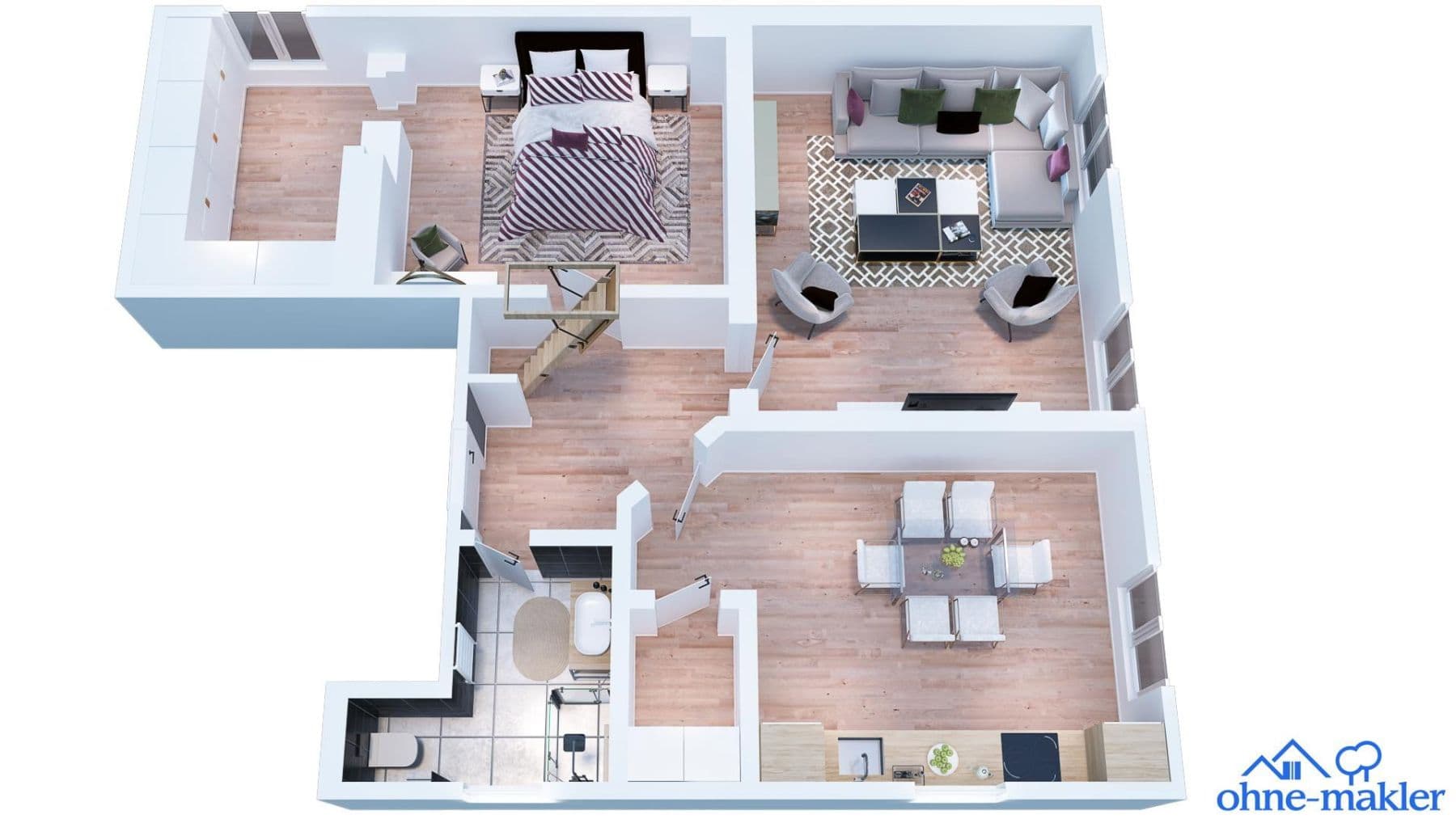 Prenájom bytu 3-izbový 83 m², Rheinbach, Severné Porýnie - Westfálsko Prenájom bytu 3-izbový 83 m², Rheinbach, Severné Porýnie - Westfálsko