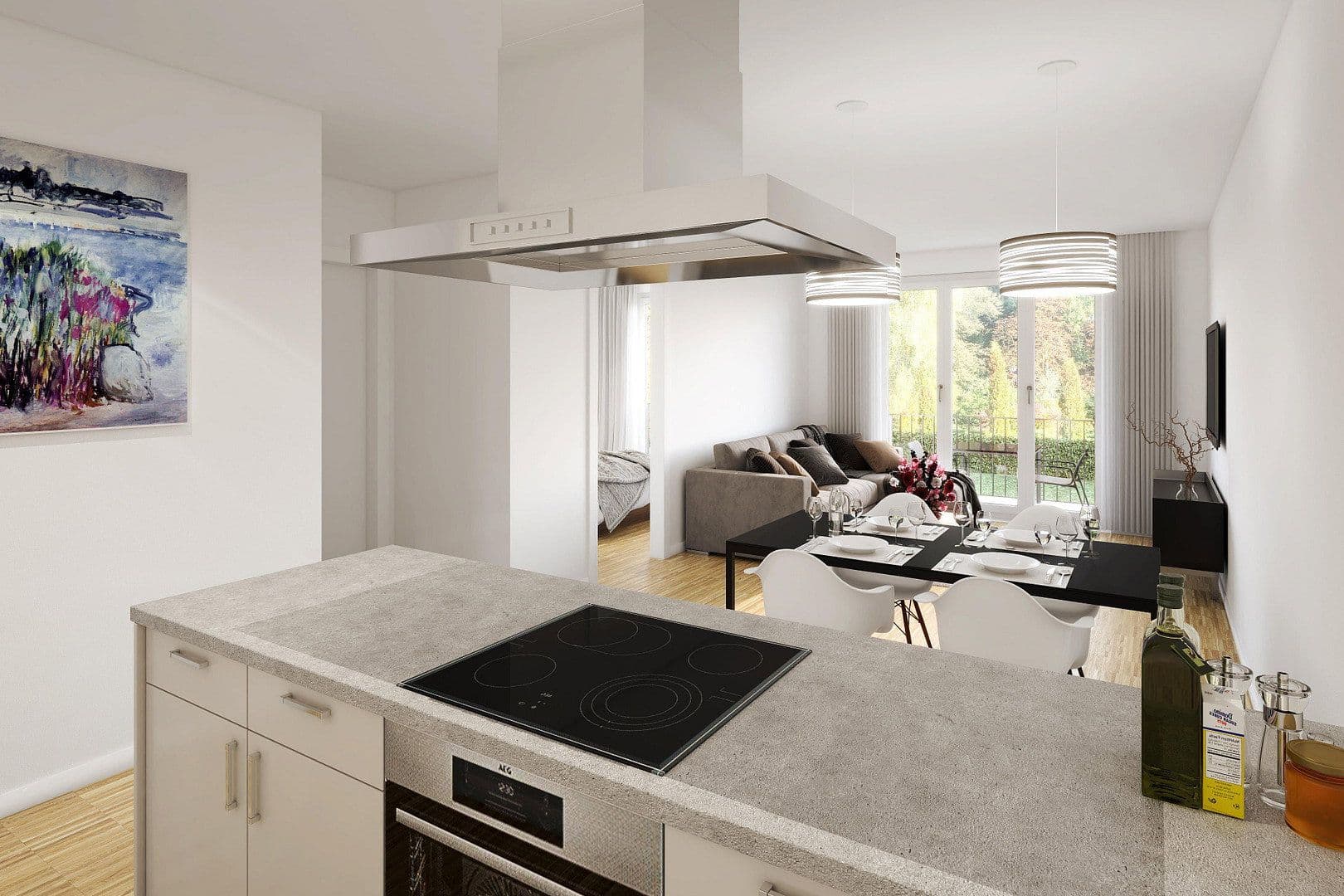 Prenájom bytu 2-izbový 53 m², Frankfurt am Main, Hesensko Prenájom bytu 2-izbový 53 m², Frankfurt am Main, Hesensko