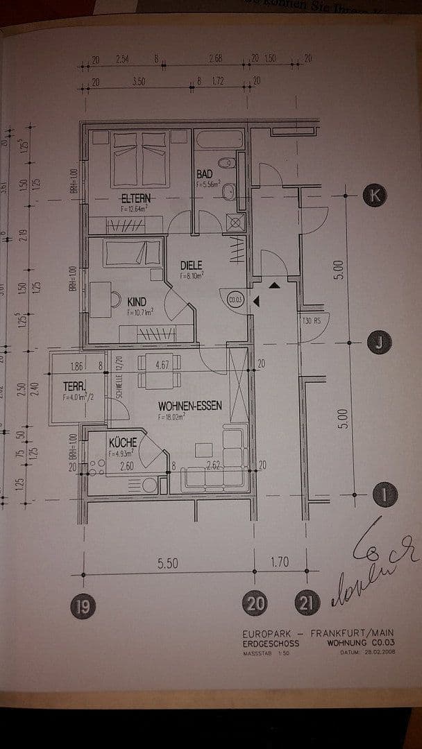 Prenájom bytu 3-izbový 62 m², Frankfurt am Main, Hesensko Prenájom bytu 3-izbový 62 m², Frankfurt am Main, Hesensko