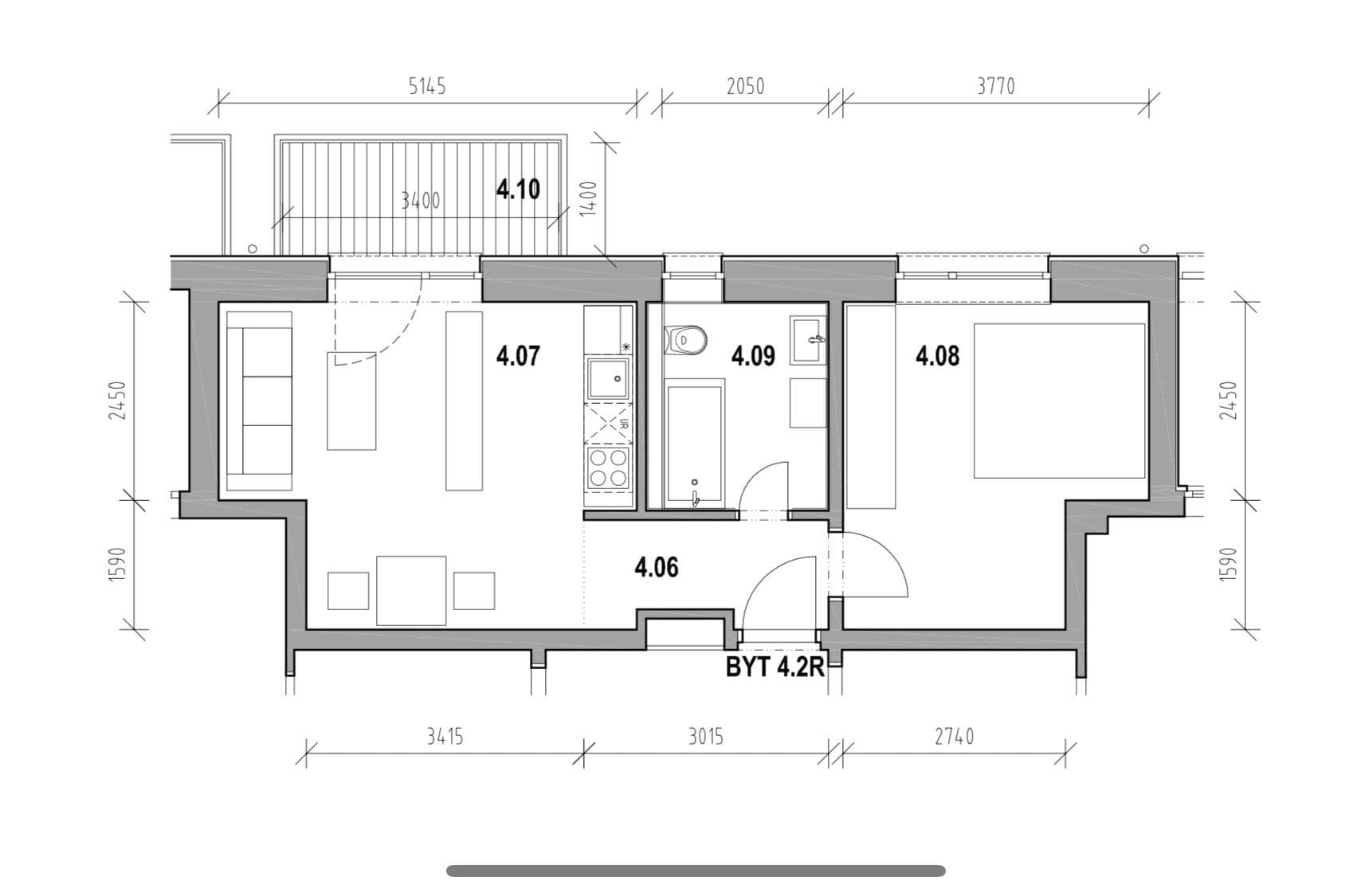Prenájom bytu 2-izbový 46 m², Račianska, Nové Mesto, Bratislavský kraj Prenájom bytu 2-izbový 46 m², Račianska, Nové Mesto, Bratislavský kraj