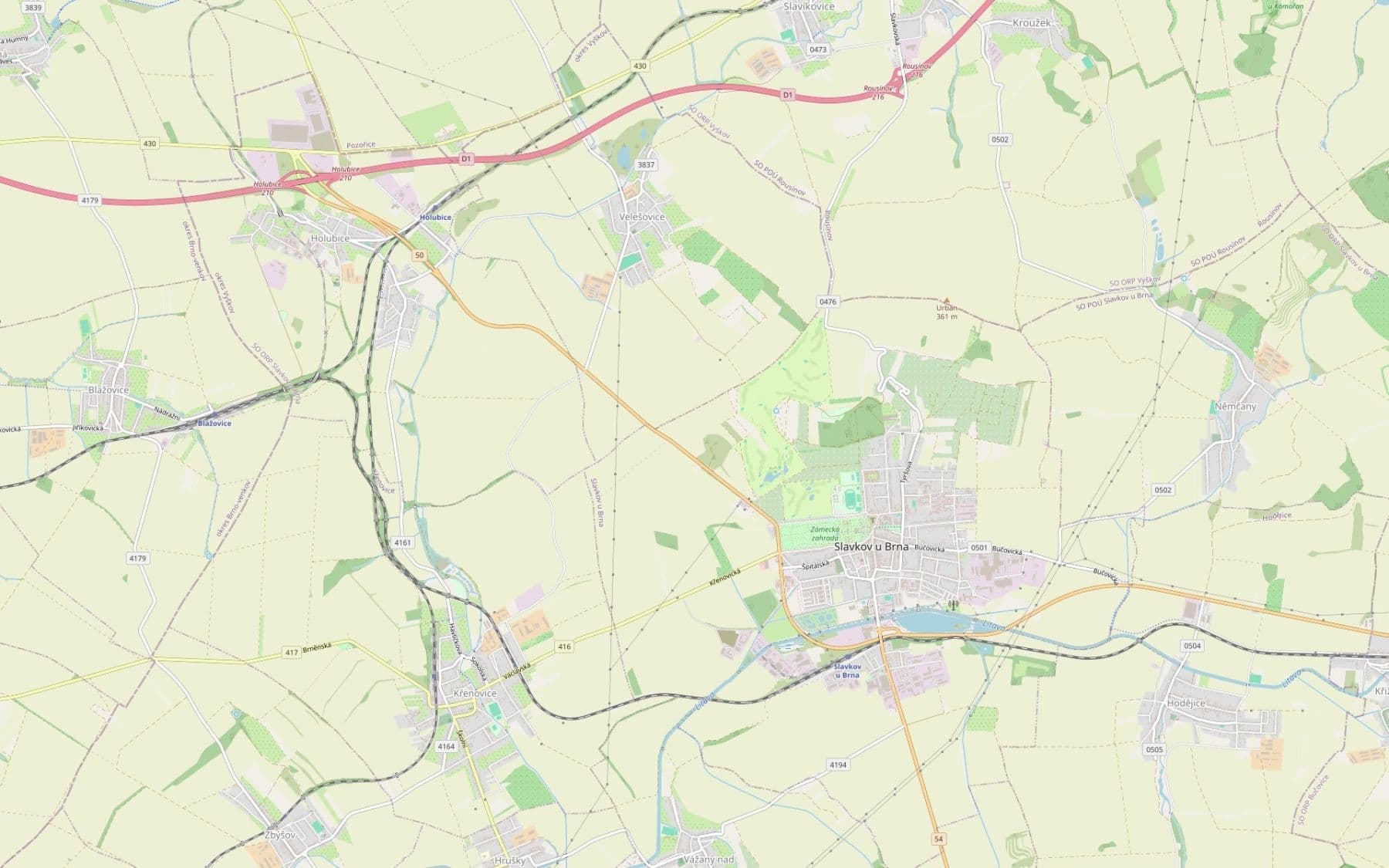 Predaj pozemku 5.959 m², Slavkov u Brna, Jihomoravský kraj Predaj pozemku 5.959 m², Slavkov u Brna, Jihomoravský kraj