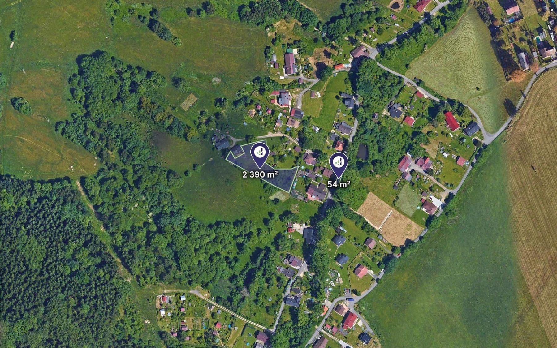 Predaj pozemku 2.444 m², Liberec, Liberecký kraj Predaj pozemku 2.444 m², Liberec, Liberecký kraj