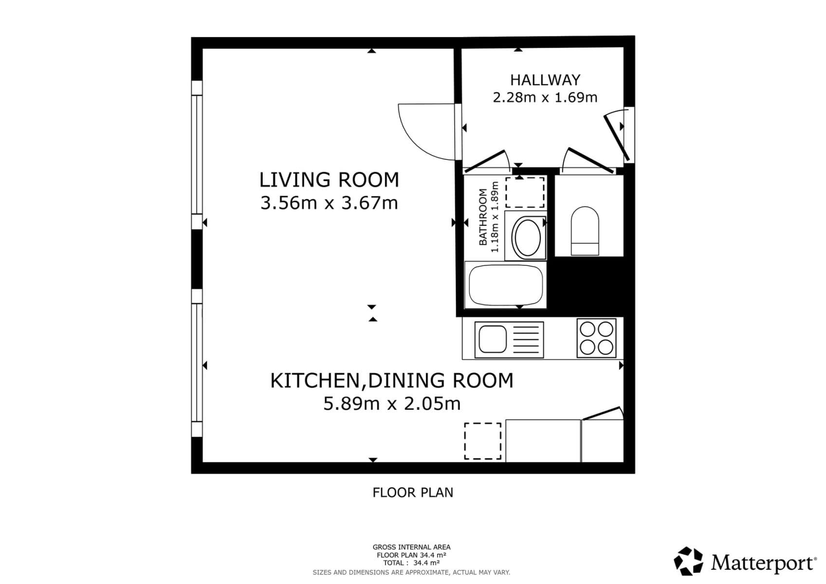 Prenájom bytu 1-izbový 36 m², Nušlova, Praha, Praha Prenájom bytu 1-izbový 36 m², Nušlova, Praha, Praha
