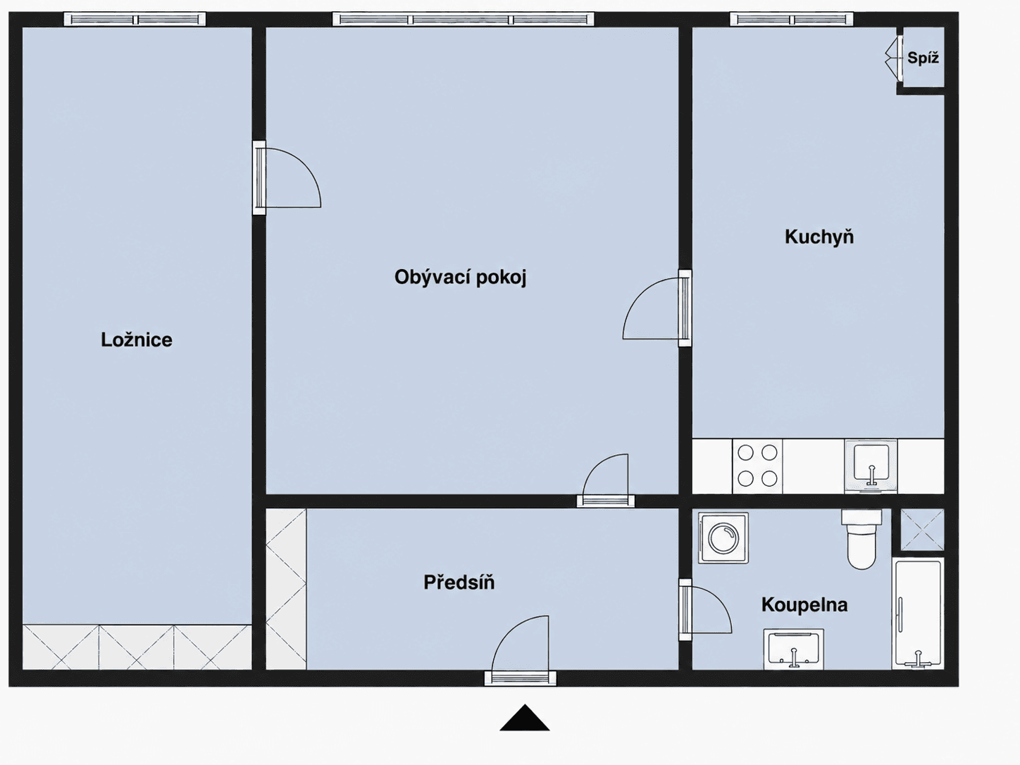 Predaj bytu 2-izbový 45 m², Zikova, Olomouc, Olomoucký kraj Predaj bytu 2-izbový 45 m², Zikova, Olomouc, Olomoucký kraj