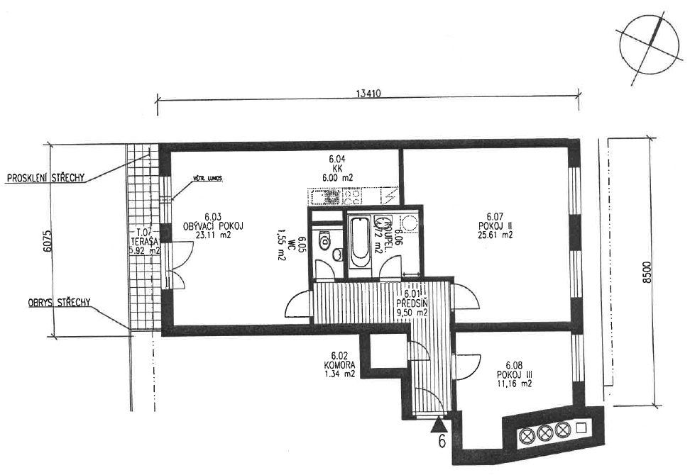 Predaj bytu 3-izbový 83 m², Za Valem, Praha, Praha Predaj bytu 3-izbový 83 m², Za Valem, Praha, Praha