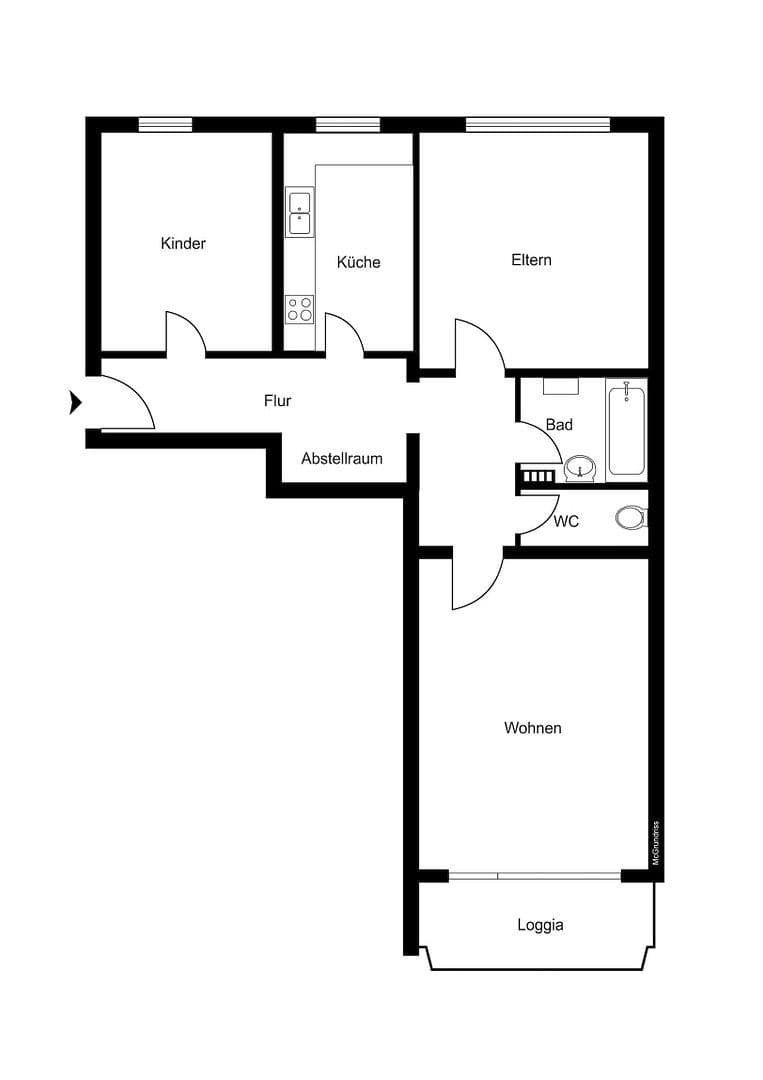 Predaj bytu 3-izbový 84 m², München, Bavorsko Predaj bytu 3-izbový 84 m², München, Bavorsko