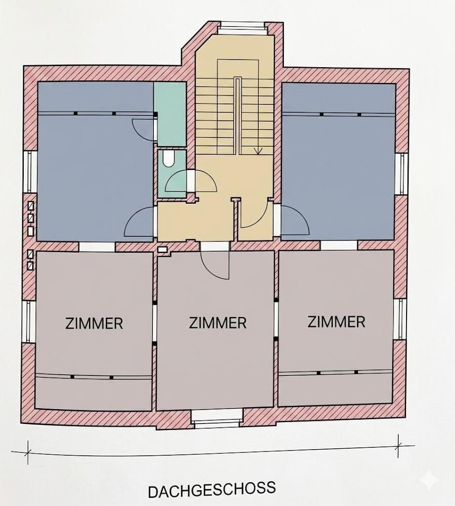 Prenájom bytu 5-izbový 80 m², Arnoldstraße 21, Dortmund, Severné Porýnie - Westfálsko Prenájom bytu 5-izbový 80 m², Arnoldstraße 21, Dortmund, Severné Porýnie - Westfálsko