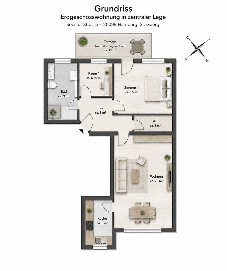 Predaj bytu 2-izbový 88 m², Hamburg, Hamburg Predaj bytu 2-izbový 88 m², Hamburg, Hamburg